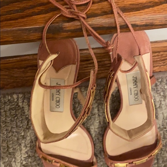 Jimmy Choo Ankle Wrap Heels - Picture 2 of 5